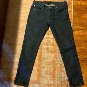 Hudson Bryce Slim Straight Jeans - Dark Rinse - size 33